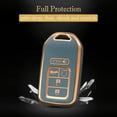 thumbnail image 3 of Car Remote Key Cover Fob Case Holder for Honda Civic for Accord Pilot Insight, 3 of 5
