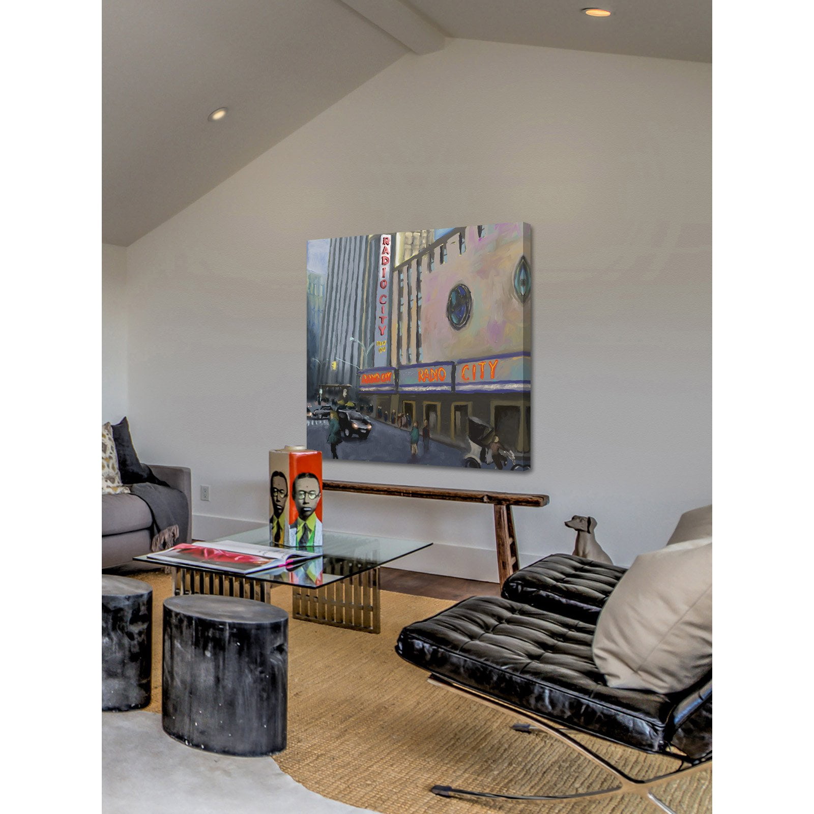 Marmont Hill Radio City Painting Wall Art Print