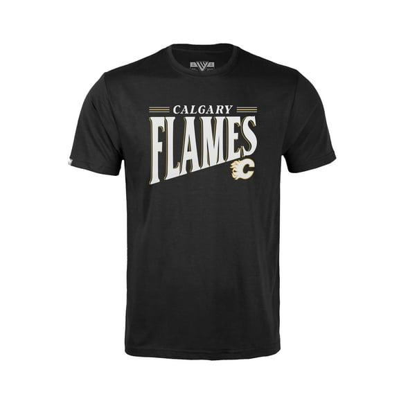 Youth Levelwear  Black Calgary Flames  Little Richmond Tally T-Shirt