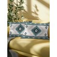 thumbnail image 5 of Outdoor Pillows Waterproof, Green Beige Boho Bedding Throw Pillows with Insert for Couch Sofa Bed, Vintage Ethnic Tribal Southwestern 12x20 Inch Pillowcases Decorative Camping Patio Pillow Set of 2, 5 of 8