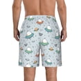 thumbnail image 3 of Naloa Spaceship Men's Beach Shorts, Surfing shorts, Swim trunks, Quick Dry Swim Trunks for Surfing Beach Fun - XX-Large, 3 of 9