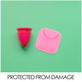 thumbnail image 2 of GOOHOCHY Bolsa de plástico para copa menstrual, organizador de artículos pequeños, contenedor portátil para guardar llaves, caja de herramientas de plástico para un transporte cómodo., 2 of 8