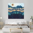 thumbnail image 2 of Idea4wall 2pcs Nordic Style Mountain & Sunshine Stick Wallpaper Removable Wall Murals Large Wall Stickers for Home Decoration, 48"x48", 2 of 5