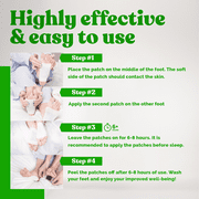 Nuubu | Deep Cleansing Foot Pads for Stress Relief, Better Sleep & Foot Care | Premium Japanese Organic Foot Patches with Ginger Powder 10 Patches Original Pack of 1
