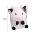thumbnail image 6 of 10cm Plush Keychain Exquisite Bag Decoration Lovely Cow Plush Toy Stuffed Doll Pendant Children Gift, 6 of 7
