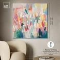 thumbnail image 5 of Imprints of Touch I Canvas Floral Abstract Art by Art Remedy, Gallery Wrapped, 40" x 40", 5 of 7