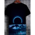 thumbnail image 4 of A celestial constellation star map pattern T-shirt, a fashionable and casual summer men's style full-color three-dimensional printed T-shirt. It is comfortable to wear, cool and breathable, and is yo, 4 of 6