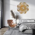 thumbnail image 4 of yuksok Outdoor Hanging Decor Engraving Craft design the wall Mounted Decor Yellow, 4 of 7