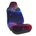 thumbnail image 1 of Wukai Cosmic Cat Psychedelic Journey Full Set Car Seat Covers with Soft Padding Universal Auto Front Seats Protector and Cushion Mat, 1 of 5