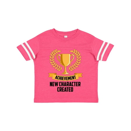 

Inktastic achievement unlocked new character created Gift Toddler Boy or Toddler Girl T-Shirt