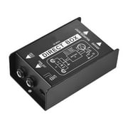 ZUARFY Professional DIRECT BOX Single Channel Passive DI-Box Direct Injection Audio Box Balanced & Unbalance Signal Converter