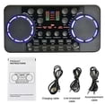 thumbnail image 4 of V300 Pro Sound Card Bluetooth-Compatible Audio Interface Mixer DJ Digital Effect Noise Reduction Con, 4 of 5