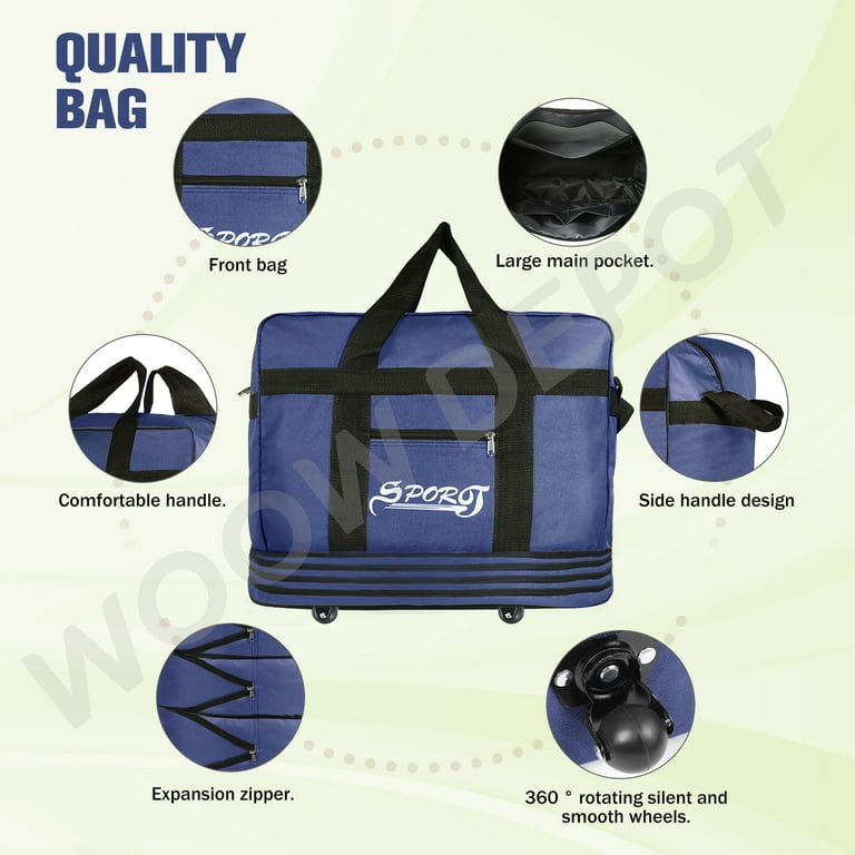 バッグ MR. DOB Bounce Carry-On Travel Set Blue Amazon.com | Happy Father Day Travel Luggage Sets 4 Piece