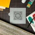Small Scroll Tile (3 Inch) Cookie and Craft Stencil Reusable Painting