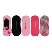Betsey Johnson Women's Flamingo Foot Liners, 5-Pack