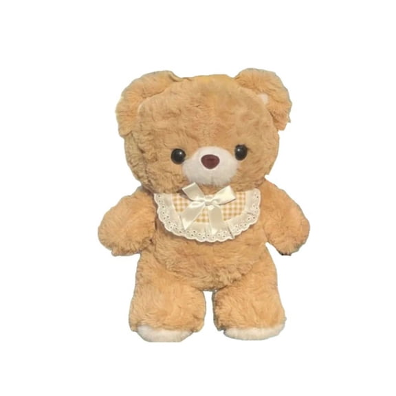 11.81Inch Soft Bear Stuffed Animals, Cuddly Brown Fluffy Plushie, Perfect Birthday Christmas New Year Valentine's Day Gifts for Women Girlfriend Teens Lover