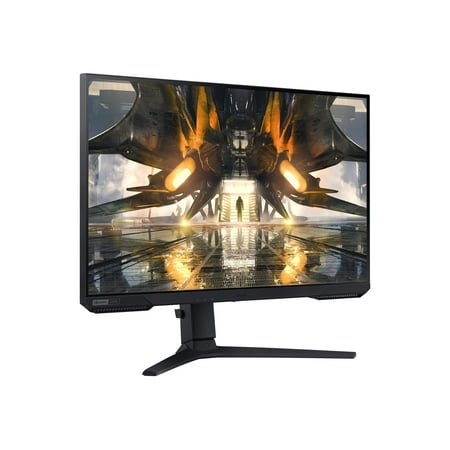 Samsung - Odyssey 27” IPS LED QHD FreeSync Premium & G-Sync Compatible Gaming Monitor with HDR (Display Port, HDMI) - Black