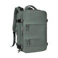 thumbnail image 1 of Mochila de viaje ligera para portátil, ideal para viajes de camping y mochileros. ejercito verde, 1 of 9