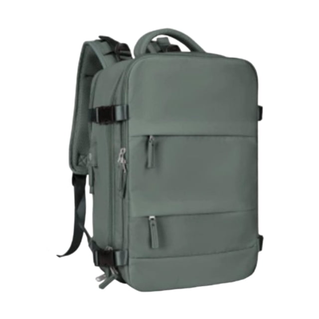 Mochila de viaje ligera para portátil, ideal para viajes de camping y mochileros. ejercito verde