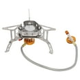 thumbnail image 1 of Fyydes Cuisinière de Camping en Acier Inoxydable, Cuisinière à Gaz Portable 304 en Acier Inoxydable pour la Randonnée de Camping, Cuisinière de Camping Extérieure, 1 of 8