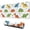 White Cartoon Dinosaurs-2, variant on Long Mouse Pads for Desk,White Cartoon Dinosaurs Leaves Pattern Desk Mats on Top Of Desks, Desk Mouse Pad Extra Large with 3mm Non-Slip Base and Stitched Edge for Gaming,Office,Work,Home 31.5"x11.8"