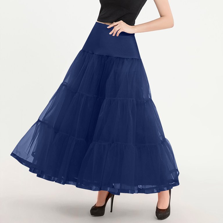 knee length dresses for ladies Fashion Wedding Petticoat Accessories White Floor Length LP015