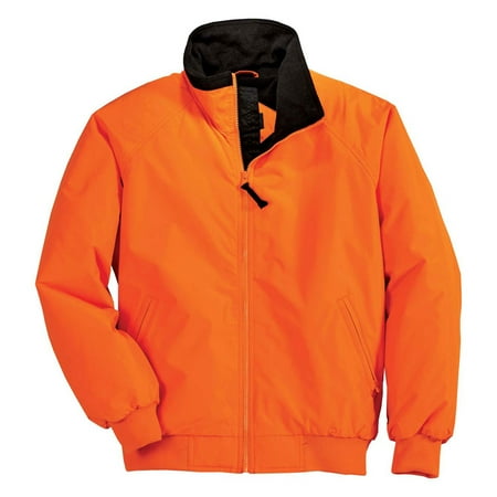 Port Authority Challenger Jacket - Port Authority Men's Extra Warmth Challenger Jacket_Safety Orange/ Black_4XL