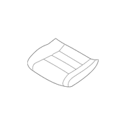 Genuine OE Porsche Cushion Cover - 955-521-142-05-PBY