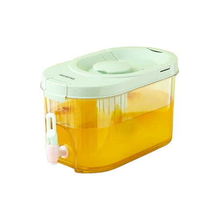 

Cold Bubble Juice Bucket Household High Temperature Resistant Cooling Kettle For Refrigerator Cold Water Bucket Plastic Food Cold Kettle With Tap