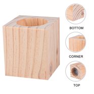 Solid Wood Table Mat Furniture Risers Bed Frame Adjustable Chair Foot ...