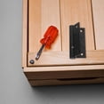 thumbnail image 4 of FONWILYO 2Pcs Spring Loaded Door Hinges Black Auto Close Door Hinges for Wooden and Screen Doors, 4 of 7