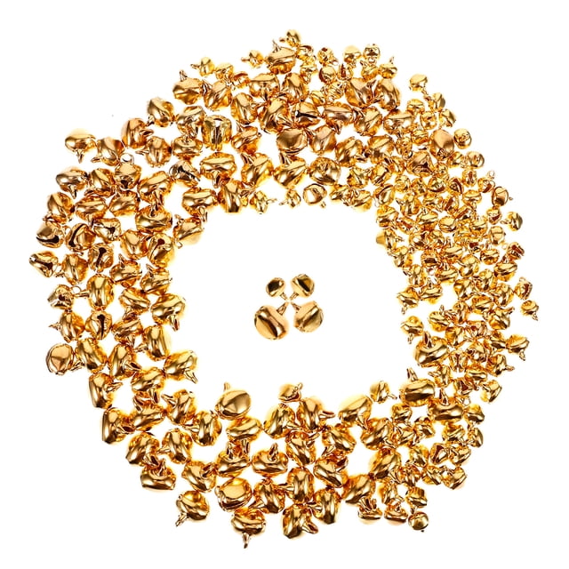 GOOHOCHY 200 piezas de pulsera DIY con campana, llavero, campana para mascotas, collar, campana, manualidades DIY, campana, accesorio DIY