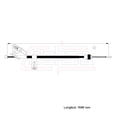 thumbnail image 2 of Cable Chicote Freno Trasero Izquierdo Compatible Con Nissan March 1.6L 2012 2013 2014 Tambor Aut CAHSA Cable Chicote Acelerador, 2 of 6