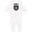 AA-White, variant on Funny Beard Baby Grow-daddy's Little Beard Puller Funny Baby Romper Coveralls