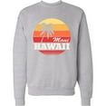 thumbnail image 2 of Inktastic Maui Hawaii Retro Sunset Adult Sweatshirt, 2 of 4