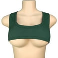 thumbnail image 2 of Womens Tank Tops Sleeveless Tops For Women Womens Solid Color Round Neck Short Sleeveless Round Neck Green L, 2 of 5