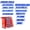 Blue, variant on Toolbox Labels 12 count-   Drawer Tags for Toolbox Organization,   Tags for Tool Box  Drawer