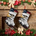 thumbnail image 6 of Picia American Bald Eagle for 18in Christmas Stockings, Xmas Stocking for Kids, Holiday and Family Stocking for Fireplace or Party Decoration, 6 of 7