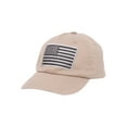 thumbnail image 2 of Youth Sized USA Adjustable Unstructured Hat - Khaki, 2 of 2