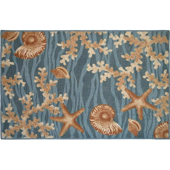 30 x 46 in. Seaside Beach Treasures Area Rug