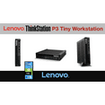 thumbnail image 3 of Lenovo ThinkStation Workstation Mini Desktop (Intel i7-14700, NVIDIA T400 4GB, 16GB DDR5, 2TB PCIe SSD, WiFi 6, Bluetooth 5.3, 300W PSU, RJ-45, 3 mini Display Port, Win 11 Home) w/USB-C Dock, 3 of 7