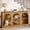Natural Brown, variant on Tribesigns Farmhouse Console Table, 63-inch 3 Tier Entryway Table with Storage, Wooden Sofa Console Behind the Couch for Hallway, Rustic Brown