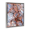 thumbnail image 3 of Stupell Industries Aquatic Starfish And Bubbles Gray Framed Floater Canvas Wall Art design by Susan Lugar, 21 x 17, 3 of 9