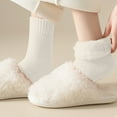 thumbnail image 3 of Womens Winter Socks, Warm Fleece Tube Socks for Cold Protection, 3 of 6