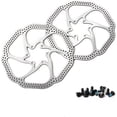 thumbnail image 1 of Rotores de freno de disco de acero inoxidable para bicicleta de montaña, 2 unidades, 160 mm/180 mm, accesorios para bicicleta con 12 pernos, 160 mm, 1 of 4