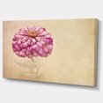 thumbnail image 2 of Fleur Rose dans Vase Aquarelle - Impression sur Toile Florale, 2 of 3