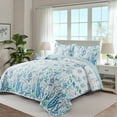 thumbnail image 2 of Nordmiex Queen Quilt Bedding Set - 3 Pieces Coastal Quilt Sets Beach Bedspreads Ocean Coverlets Lightweight Bed Cover Summer Quilts Queen Size, 2 of 7