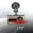 thumbnail image 3 of Cámara de tablero de 4 pulgadas con grabación frontal y trasera, visión nocturna HD 1080p, gran angular de 170°, detección de movimiento, sensor G de reversa, monitoreo de estacionamiento, tacógrafo H, 3 of 9