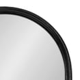 thumbnail image 3 of Kate and Laurel Caskill Modern Wall Mirror Set, Set of 3, 10 x 22, Black, Decorative Mirror Wall Decor Collection with Minimal Frame and Capsule Oval Shape, 3 of 8
