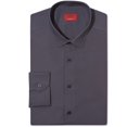thumbnail image 1 of Alfani Camisa de vestir con botones elásticos para hombre gris oscuro 15-15.5 Alfani  Button-Front, 1 of 1